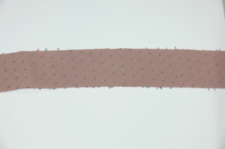 Бейка  хлопковая  в крапинку 35 мм, арт. 2326 - розовая
