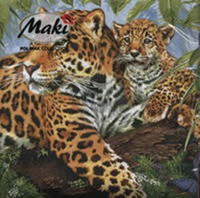 104-2 салфетка 33х33 леопардовое семейство