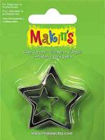 Звезда,металлические резаки Макинс(3шт) Звезда формочки для лепки