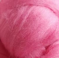  рожева  вовна шерсть для валяння 22мкн