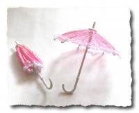Зонт раскладной пластмассовый,17см